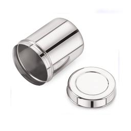 Organic Brown Sugar, 1 kg & Heavy Gauge Stainless Steel Multipurpose Mirror Polish Containers with Spoon