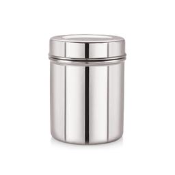 Organic Brown Sugar, 1 kg & Heavy Gauge Stainless Steel Multipurpose Mirror Polish Containers with Spoon