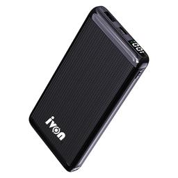 Casual Waterproof Laptop Backpack/Office Bag/School Bag/College Bag with Ivon - 10000mAh 22.5W Fast Charging Power Bank,(Model CR - PB - 207)