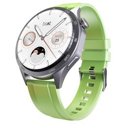 boAt Luxury Smart Watch Enigma Radiant w/ 1.43”(3.63 cm) AMOLED Display, Functional Crown, BT Calling, Upto 6 Days Battery, Sports Modes, Guided Breathing, Smart Watch for Men & Women(Olive Green)