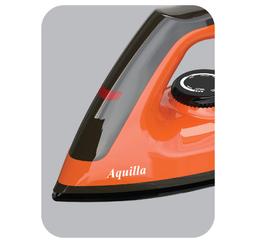 Havells PLASTIC Aquilla 1000 Watt Dry Iron With American Heritage Non Stick (Amber), 1000 Watts