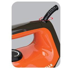 Havells PLASTIC Aquilla 1000 Watt Dry Iron With American Heritage Non Stick (Amber), 1000 Watts