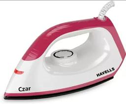 Havells Czar Dry Iron 1000 Watt 1000 W Dry Iron (Ruby And White)