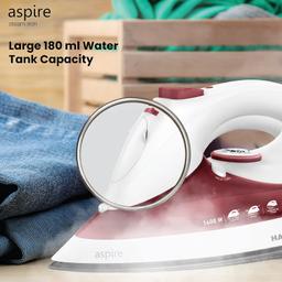Havells ABS Aspire 1400 Watt Steam Iron Press With Precision Tip Sole Plate,