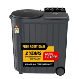 Whirlpool 10Kg Semi-Automatic Top Loading Washing Machine (Ace XL 10, Graphite Grey (10YR)