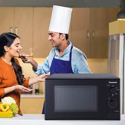 Panasonic 20 L Solo Microwave Oven (NN-SM25JBFDG,Black)