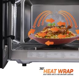 Panasonic 23 L Convection Microwave Oven(NN-CT353BFDG,Black Mirror, 360° Heat Wrap, stainless steel cavity, Magic Grill)