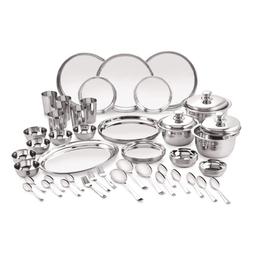 Mini Grocery Combo  [Pack of 4] +  45 pc Stainless Steel Set  + Free Card [Only Bengaluru]