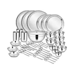 Small Grocery Combo + 45 pc Stainless Steel (Bengaluru Only) Free Delivery