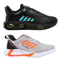 ASIAN Men's Bouncer-01 Sports, Walking, Gym, Training, Running Shoes- Orange & ASIAN Men's Superkick-Lace-Up Running,Walking Shoes
