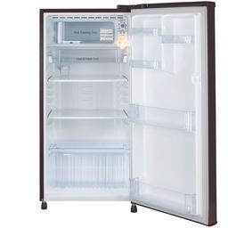 LG 190L 2 Star Direct-Cool Single Door Refrigerator (GL-B199OSPC, Scarlet Plumeria, Fast Ice Making, 2022 Model)