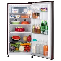LG 190L 2 Star Direct-Cool Single Door Refrigerator (GL-B199OSPC, Scarlet Plumeria, Fast Ice Making, 2022 Model)
