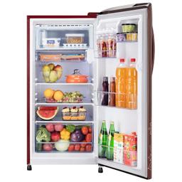 LG 204 L 4 Star Direct-Cool Inverter Single Door Refrigerator (??GL-B211CRRY, Ruby Regal, Smart Connect, 2022 Model)