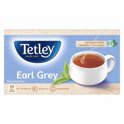 Tetley Earl Grey, Flavoured Black Tea, Rich Assam Blend, 50 Tea Bags, 100Gm (2 X 50 Gm)