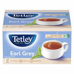 Tetley Earl Grey, Flavoured Black Tea, Rich Assam Blend, 50 Tea Bags, 100Gm (2 X 50 Gm)