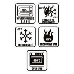 Signoraware Lock N Store Glass Container Square [Pack of 3] - 800 ml/1200 ml/2200 ml