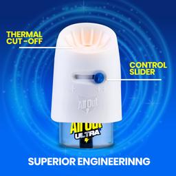 All Out Ultra Mosquito Repellant Combi Pack (Machine + 2 Refills) | Kills Dengue Mosquitoes, Pack Of 1