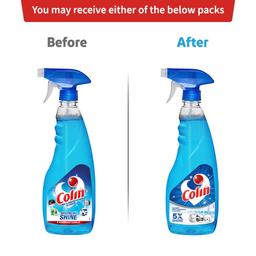 Colin Glass and Surface Cleaner Liquid Spray - 500 ml | India's #1 All-Purpose Glass Cleaner for Car, Kitchen and Home Surfaces | Multi Surface Cleaner