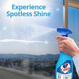 Colin Glass and Surface Cleaner Liquid Spray - 500 ml | India's #1 All-Purpose Glass Cleaner for Car, Kitchen and Home Surfaces | Multi Surface Cleaner