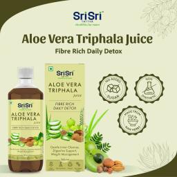 Sri Sri Tattva Shuddhta ka Naam | Aloe Vera Triphala Juice | Better Digestion | Healthy Skin | Natural & Herbal | No Added Sugar 500 ml