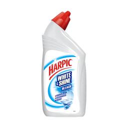 Harpic 500 ml, White and Shine Disinfectant Toilet Cleaner Bleach Liquid