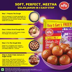 MTR Gulab Jamun Mix, 160g / 175 grams (Buy 1 & Get 1 Free)