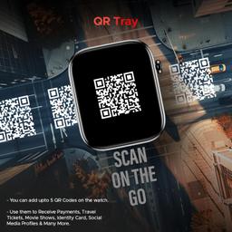 boAt Storm Call 3 w/Turn-by-Turn Navigation, 1.83" (4.6 cm) HD Display, Bluetooth Calling, Crest+ OS, QR Tray, Watch Face Studio, Coins, Emergency SOS Smart Watch for Men & Women(Black Metal)