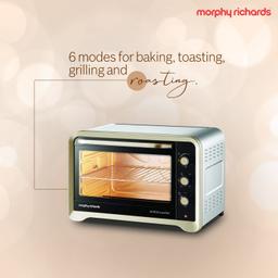 Morphy Richards 60RCSS Luxe Chef Oven Toaster Griller, with Convection and Rotisserie Function (Gold, Regular, 60 Liter)