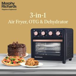 Morphy Richards AirCrisp 25 Litre Air Fryer Oven, Black & Rose Gold 1550 Watts