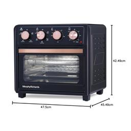 Morphy Richards AirCrisp 25 Litre Air Fryer Oven, Black & Rose Gold 1550 Watts