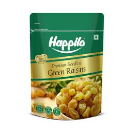 Happilo Premium Dry Fruits Combo Pack of 3 Happilo Green Raisins 500gm ,Happilo Whole Cashews 200g ,Happilo Californian Almonds,200g