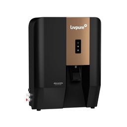 LIVPURE Allura Premia - All Filters Included 7 L RO + UV + UF + Copper Water Purifier  (Black)