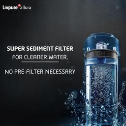 LIVPURE Allura Premia - All Filters Included 7 L RO + UV + UF + Copper Water Purifier  (Black)