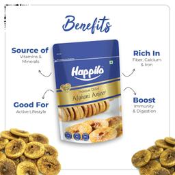 Happilo Premium Dried Afghani Anjeer 200 g Pack | Dried Figs Ajnir | Rich source of Fibre Calcium & Iron | Low in calories and Fat Free | Non-GMO Dried Figs