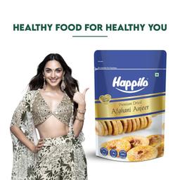 Happilo Premium Dried Afghani Anjeer 200 g Pack | Dried Figs Ajnir | Rich source of Fibre Calcium & Iron | Low in calories and Fat Free | Non-GMO Dried Figs