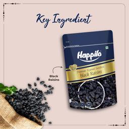 Happilo Premium Afghani Seedless Black Raisins 250 g | Kali Kishmish | Munakka Dry Fruits | Delicious & Healthy Snack