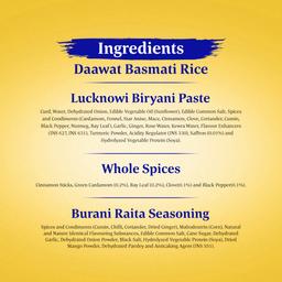 Daawat Biryani Kit Lucknowi | Authentic Recipe | Ready in 30 min | Ready to Cook | 334 gm