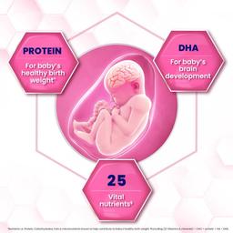 Horlicks Mother's Plus Vanilla Nutrition Drink 400g BIB| For Pregnancy & Lactation with Proteins for Healthy Birth Weight - No Added Sugar