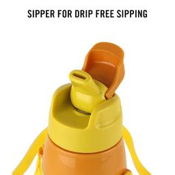 CELLO Puro Steel-X Hydra Kid 600 Water Bottle | PU Insulation | School Bottle | Picnic Bottle,