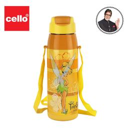 CELLO Puro Steel-X Hydra Kid 600 Water Bottle | PU Insulation | School Bottle | Picnic Bottle,