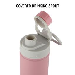 Cello Pop Vacuum Insulated Flask | Hot and Cold Water Bottle | Double Walled Sports Bottle for Travel, Home, Office, School | 600ml, Pink