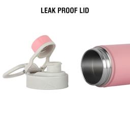 Cello Pop Vacuum Insulated Flask | Hot and Cold Water Bottle | Double Walled Sports Bottle for Travel, Home, Office, School | 600ml, Pink