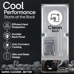 LG 242 L 3 Star Smart Inverter Frost-Free Double Door Refrigerator (GL-I292RPZX, Shiny Steel, Door Cooling+)