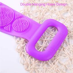 Back Scrubber for Shower ,Bath Body Brush & Kai, Bath Shower Loofah Sponge, Pouf Body Scrubber.
