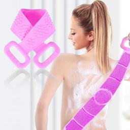 Back Scrubber for Shower ,Bath Body Brush & Kai, Bath Shower Loofah Sponge, Pouf Body Scrubber.