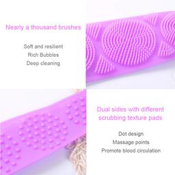 Back Scrubber for Shower ,Bath Body Brush & Kai, Bath Shower Loofah Sponge, Pouf Body Scrubber.