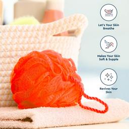 Back Scrubber for Shower ,Bath Body Brush & Kai, Bath Shower Loofah Sponge, Pouf Body Scrubber.