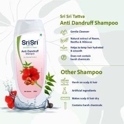 Sri Sri TATTVA shuddhta ka naam Anti Dandruff Shampoo, 200Ml & Sri Sri Tattva Organic Virgin Coconut Oil, 200ml