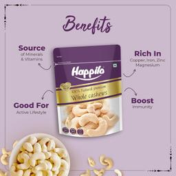 Happilo 100% Natural Premium Whole Cashews 500 g