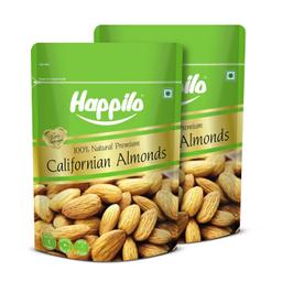 Happilo Premium California Almonds Buy  500g  Get 500g Free